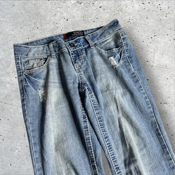 TOKYO Special Edition Skinny Leg Faded Distressed Denim Jeans‎ Size S - Picture 4 of 8